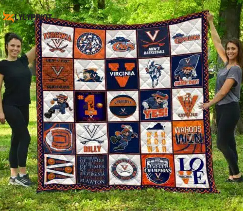 virginia cavalier quilt blanket for fans home decor gift 2b 500x435 1