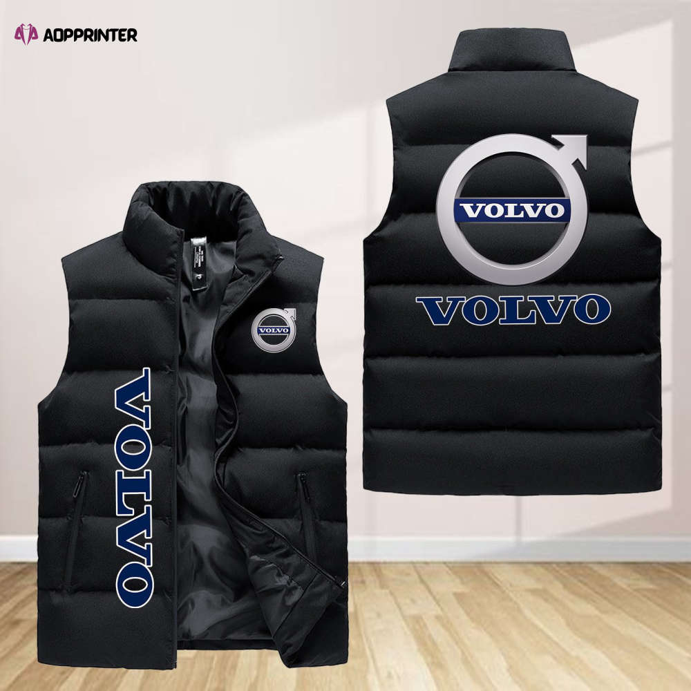 volvo sleeveless puffer jacket custom for fans spj0152