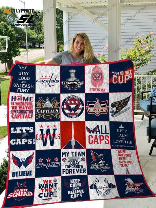 washington capitals quilt blanket