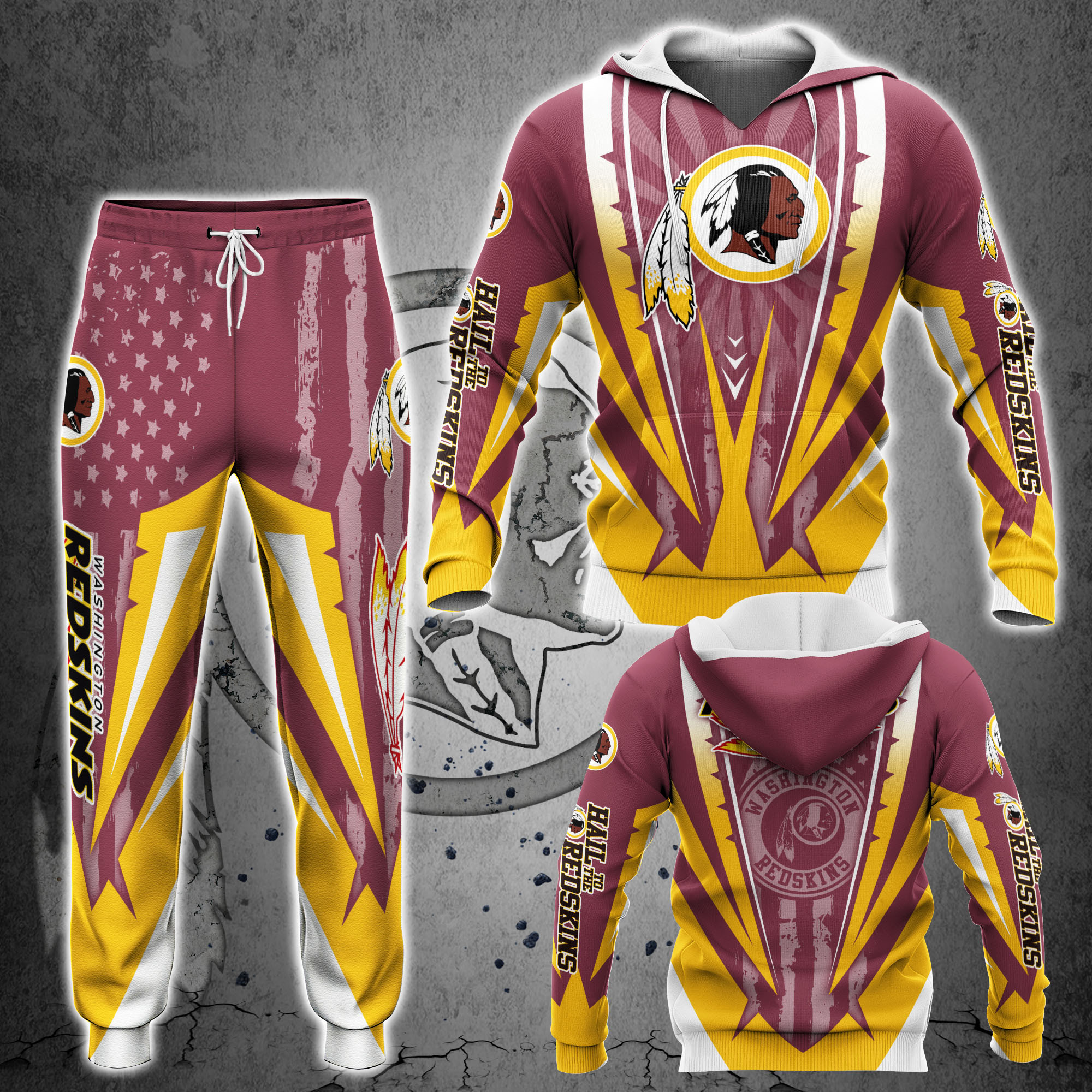 washington redskins nfl hoodie and jogger for sports enthusiasts na25472 jydiojic38