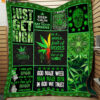 weed be a weed 3d customized quilt