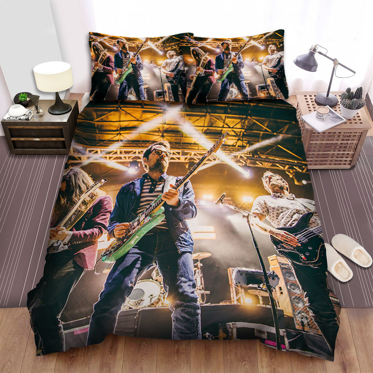 weezer band bed sheets spread comforter duvet cover bedding sets iyewc