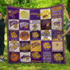 western illinois leathernecks 3d customized quilt blanket