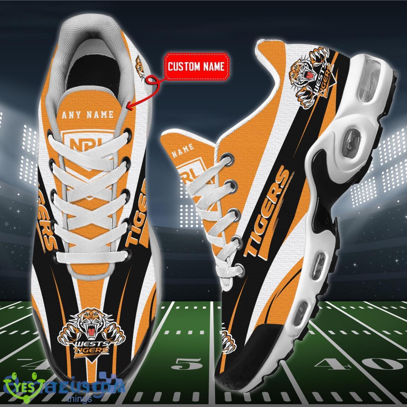 wests tigers premium air cushion sport shoes custom name for real fans