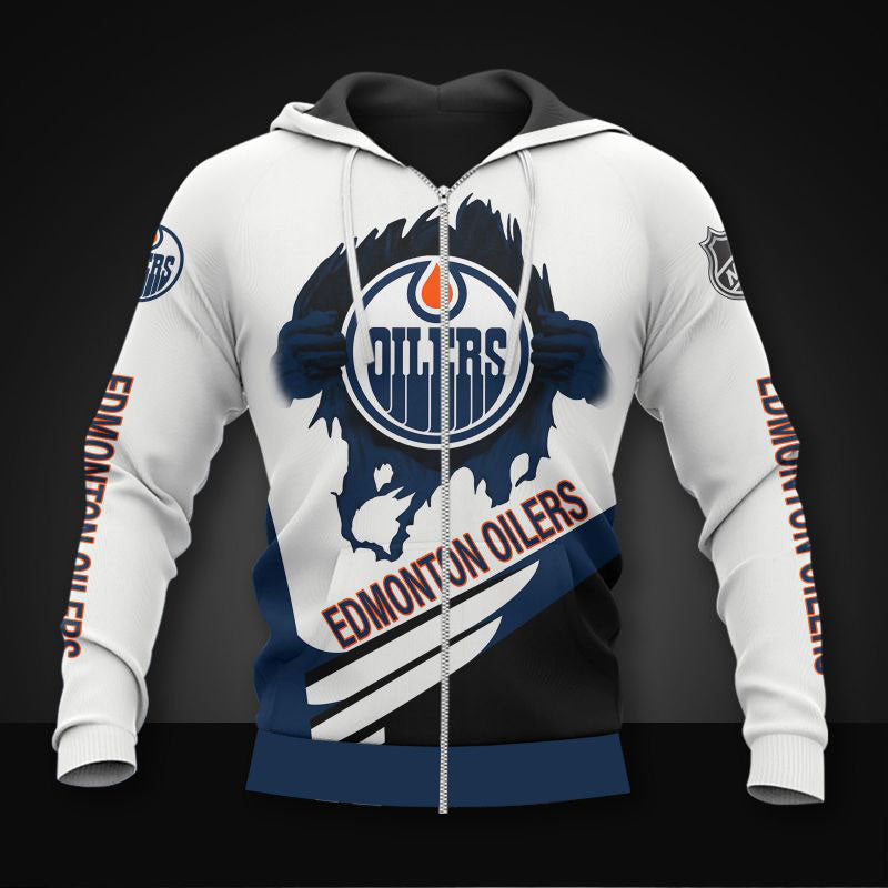 white edmonton oilers zipper hoodies pullover print 3d nhl 5941 ptuw9