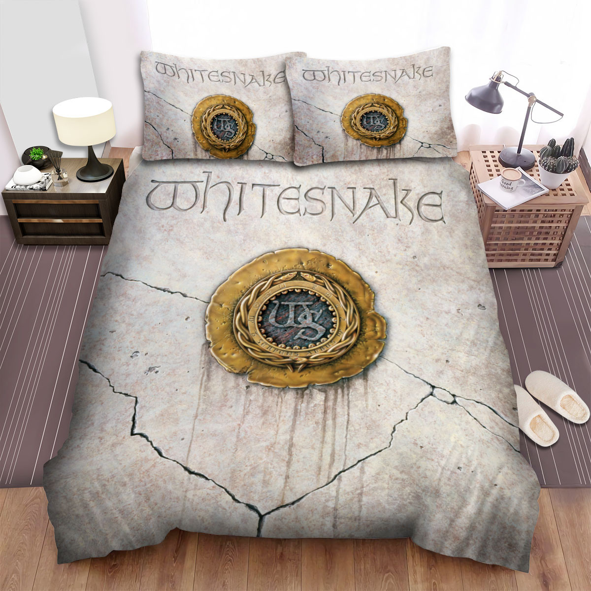 whitesnake broken wall bed sheets spread comforter duvet cover bedding sets h5mfp