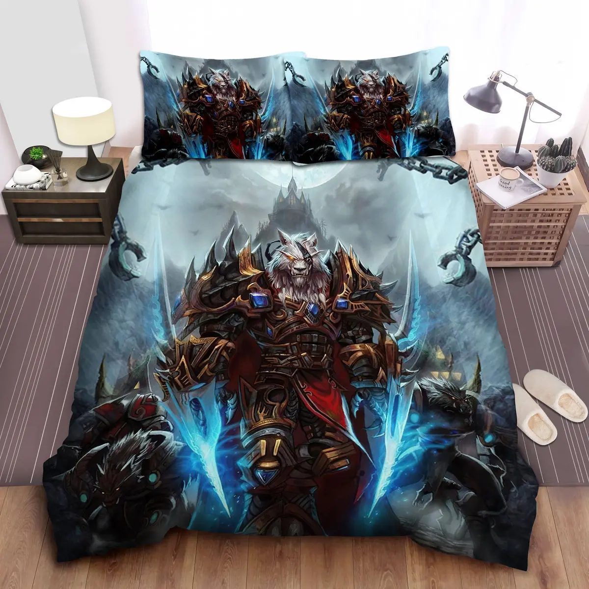 world of warcraft the wolf in armor duvet cover bedroom sets comfortable bedding sets se6am