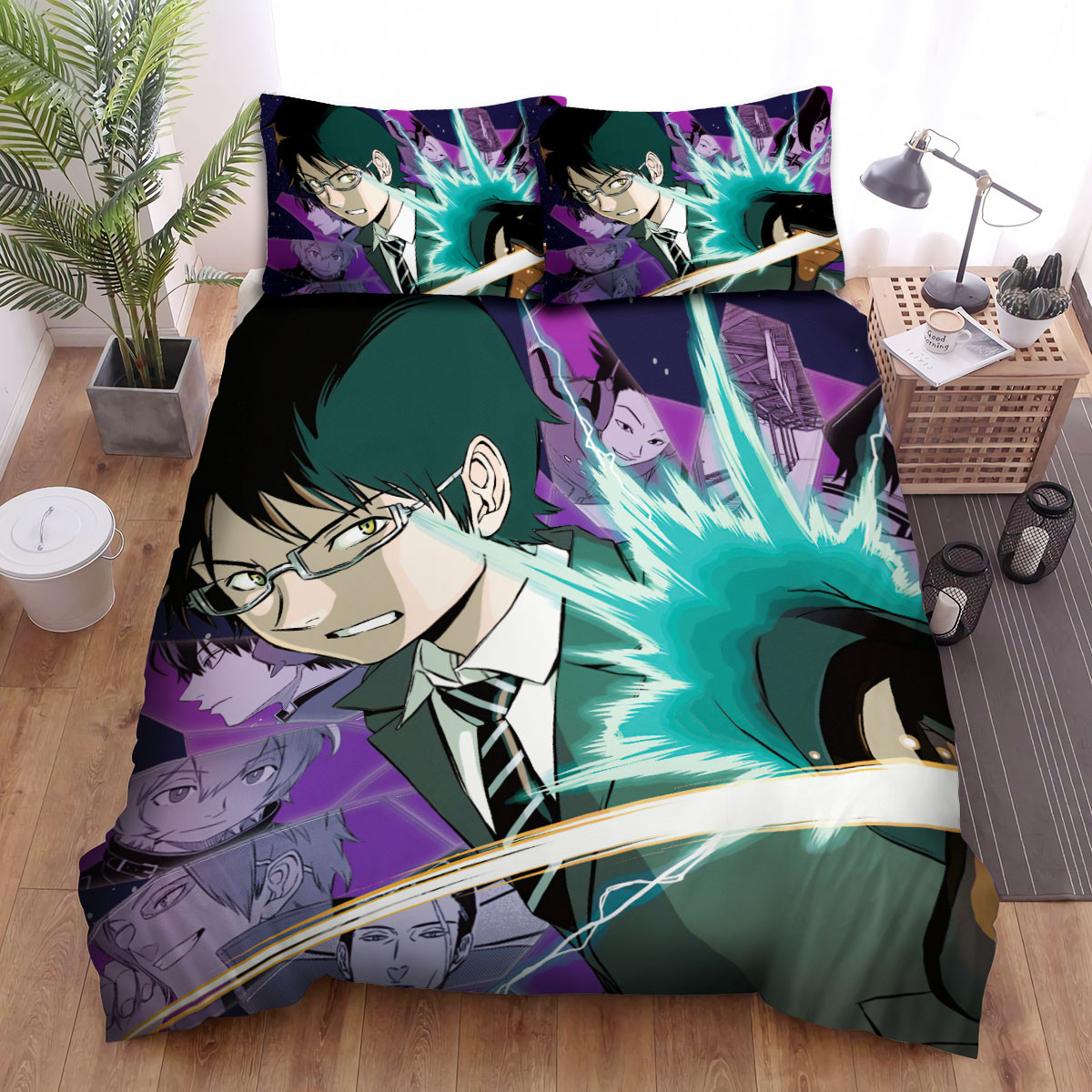 world trigger volume 2 art cover bed sheets spread duvet cover bedding sets eoc5k