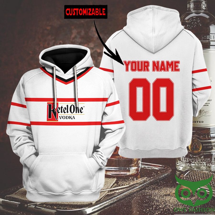 xY8hXFvm 3 Custom Name Number Ketel One Vodka Brand Hoodie