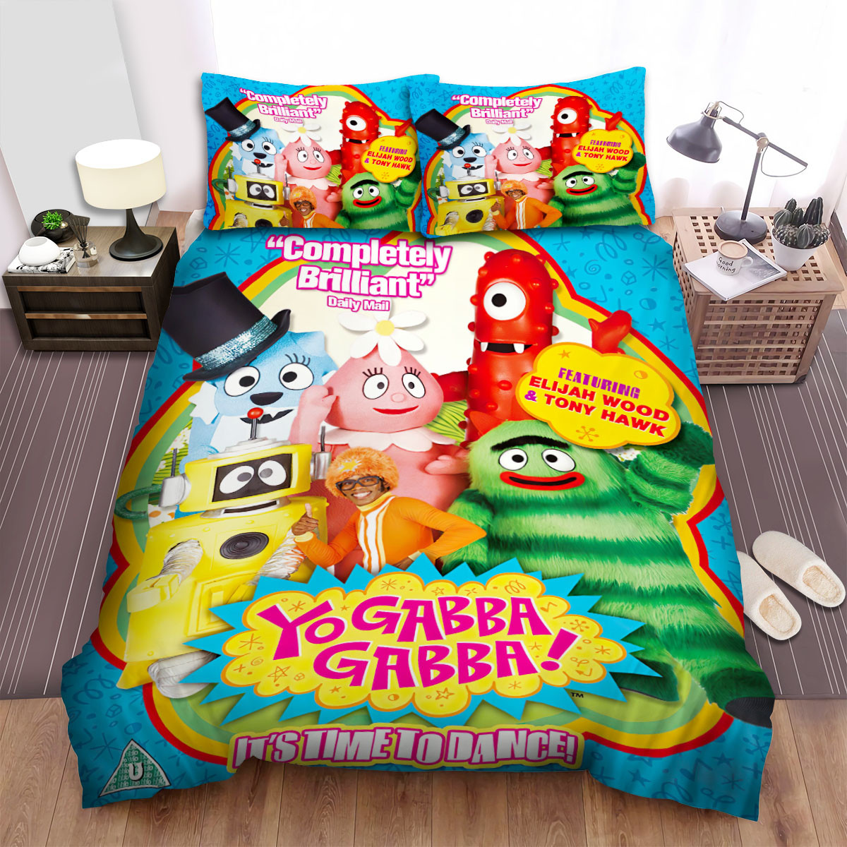 yo gabba gabba completely brilliant duvet cover bedroom sets comfortable bedding sets 9rg4k