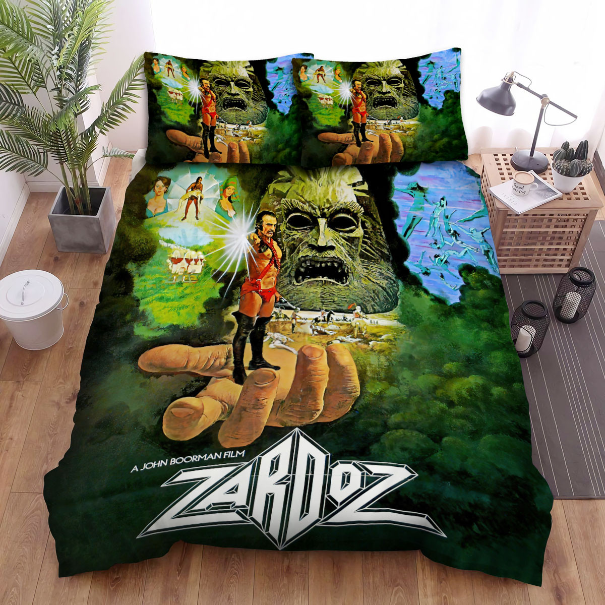 zardoz movie poster 1 bed sheets spread comforter duvet cover bedding sets obpjt