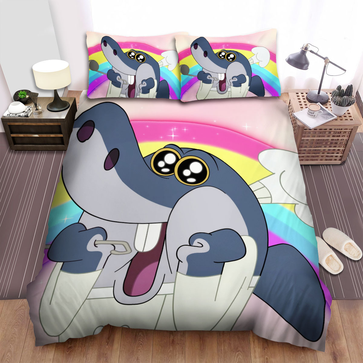 zig and sharko cute sharko duvet cover bedroom sets comfortable bedding sets ct3mn