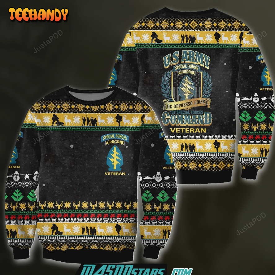 3d all over print airborne veteran ugly sweater ugly sweater 9gi6n