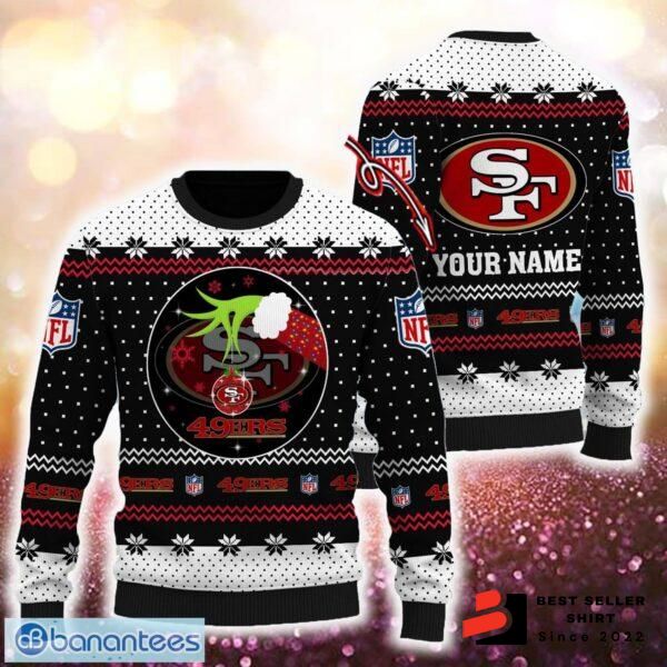 49ers Logo San Srancisco Ugly Christmas Sweater Custom Xmas Gift Christmas Party 1