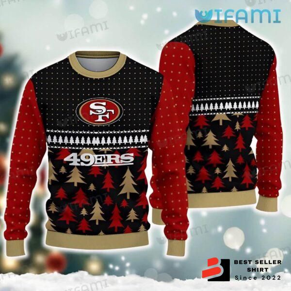 49ers Logo San Srancisco Xmas Gift Custom Ugly Christmas Sweater Christmas Party 1