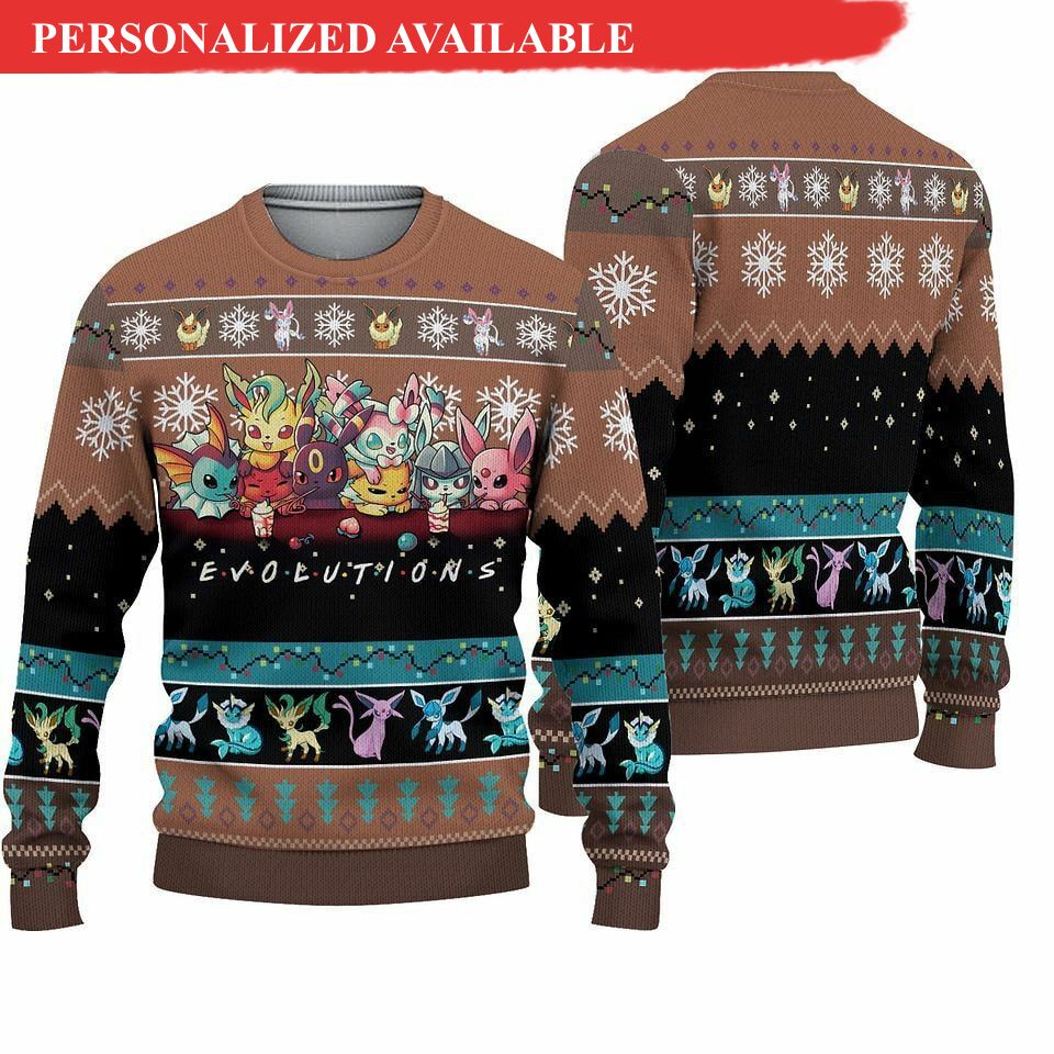 90s japanese movie 3d all over printed t shirt animated movie ugly christmas sweater 6743
