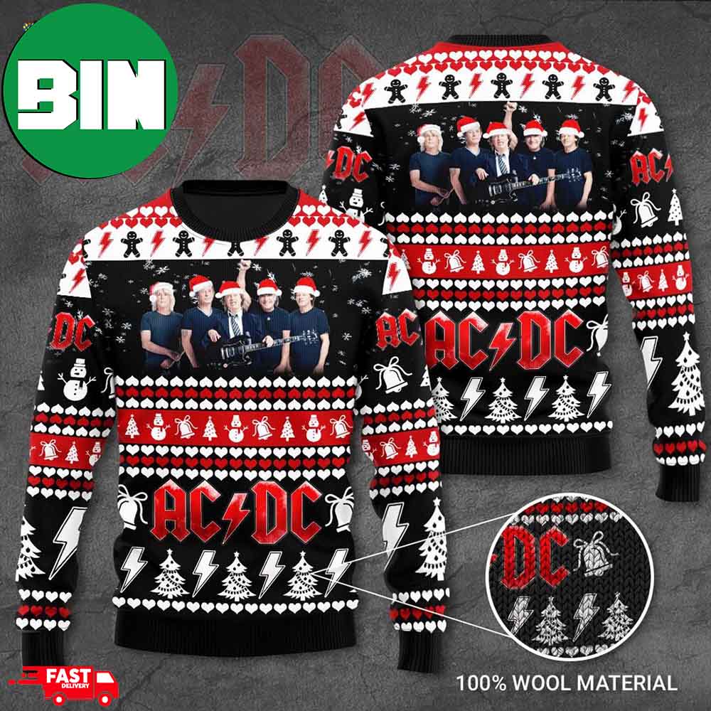 AC DC Merry Christmas Ugly Christmas Sweater For Men And Women 53469124 1