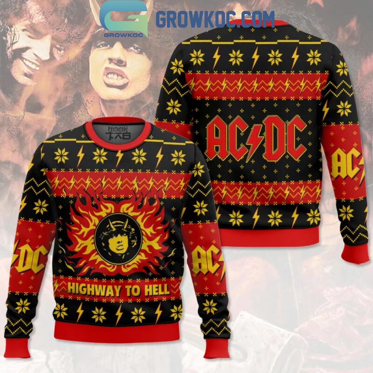 ACDC Highway To Hell The Christmas 2024 Ugly Sweater 1 FrBe0