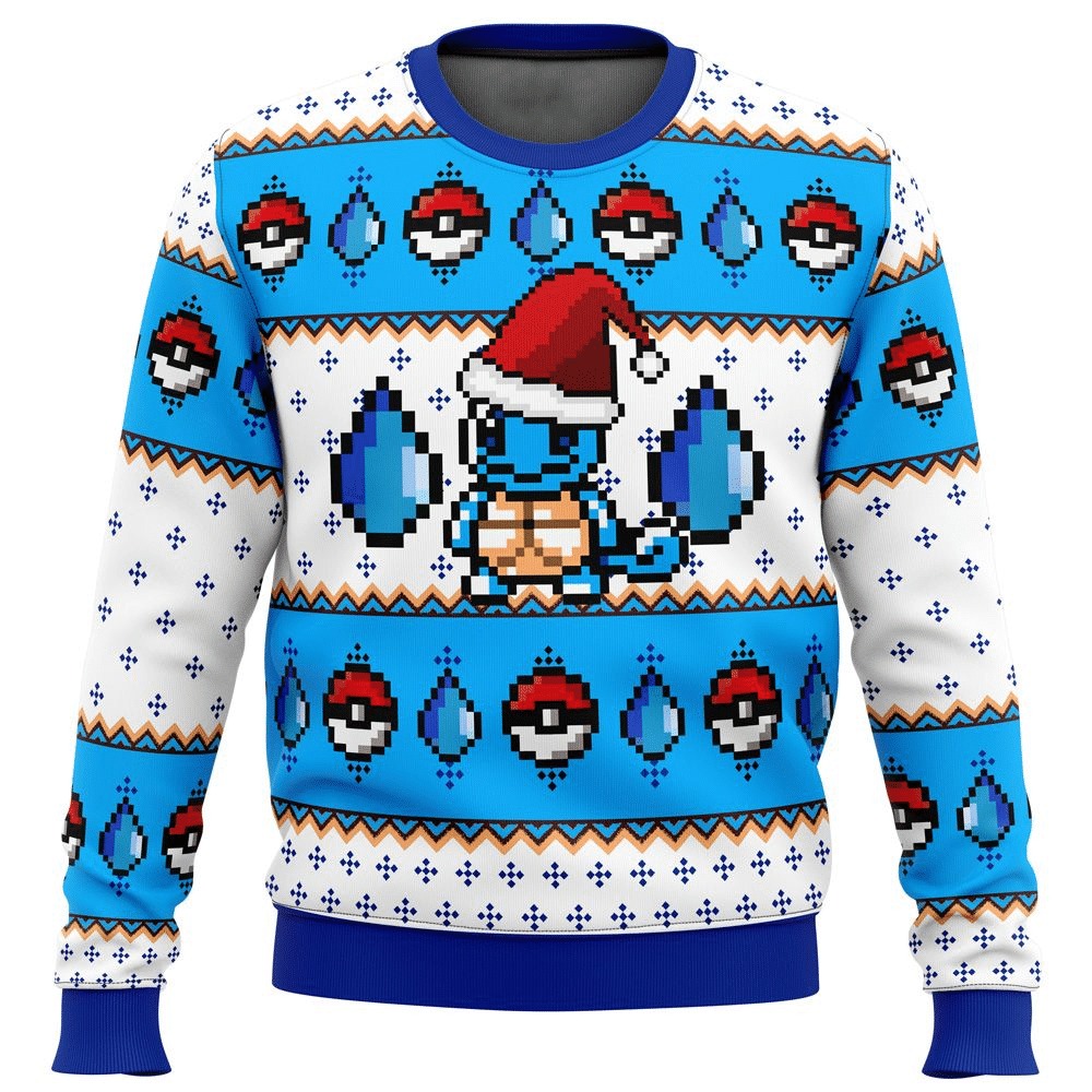 Anime Baby Squirtle Pokemon Christmas Sweater Gifts 1