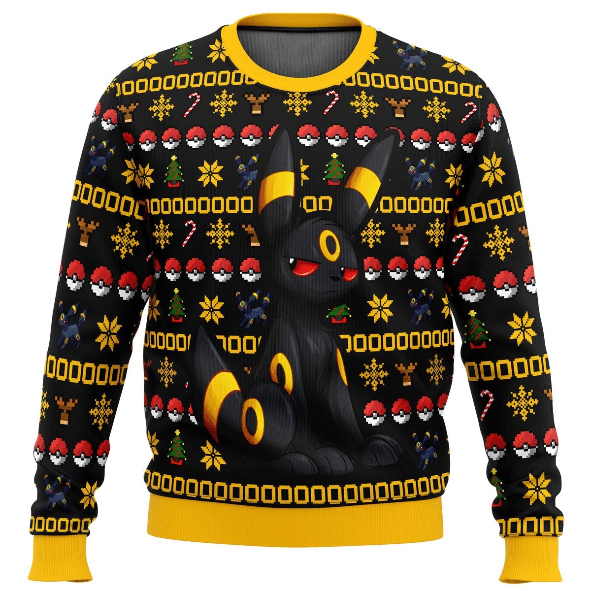 Anime Umbreon Pokemon Christmas Sweater 1