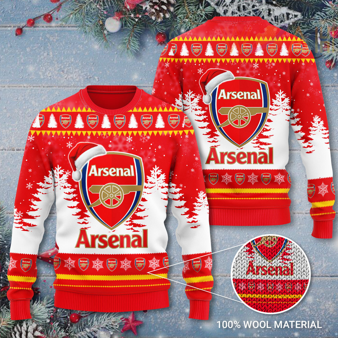 Arsenal Christmas 3D Sweater