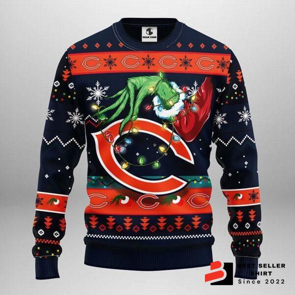 Bears Logo Chicago Xmas Gift Custom Ugly Christmas Sweater Funny 1