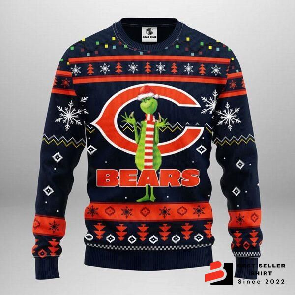 Bears Logo Chicago Xmas Gift Ugly Christmas Sweater Custom Holiday 1