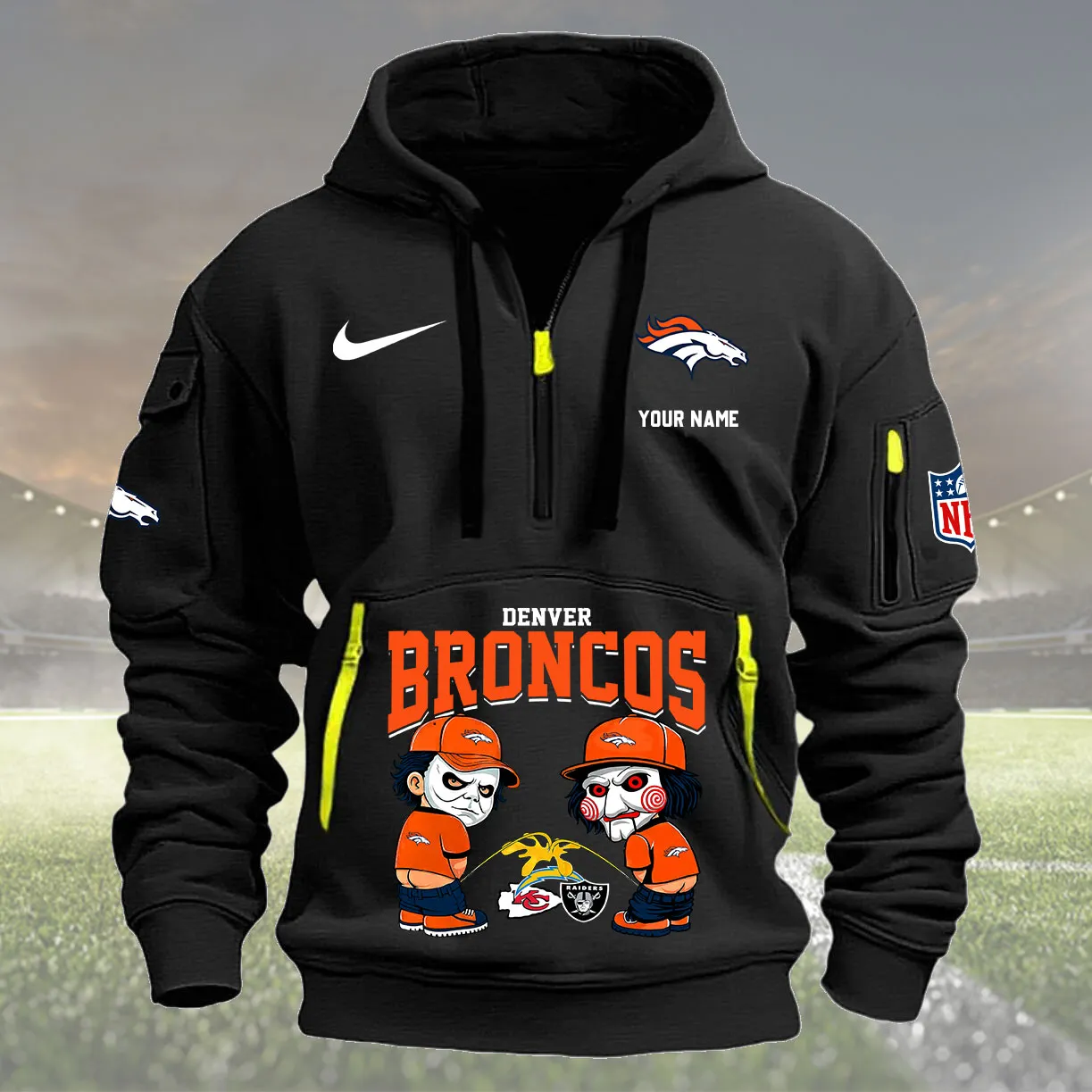 Black Hoodie 10 Denver Broncos