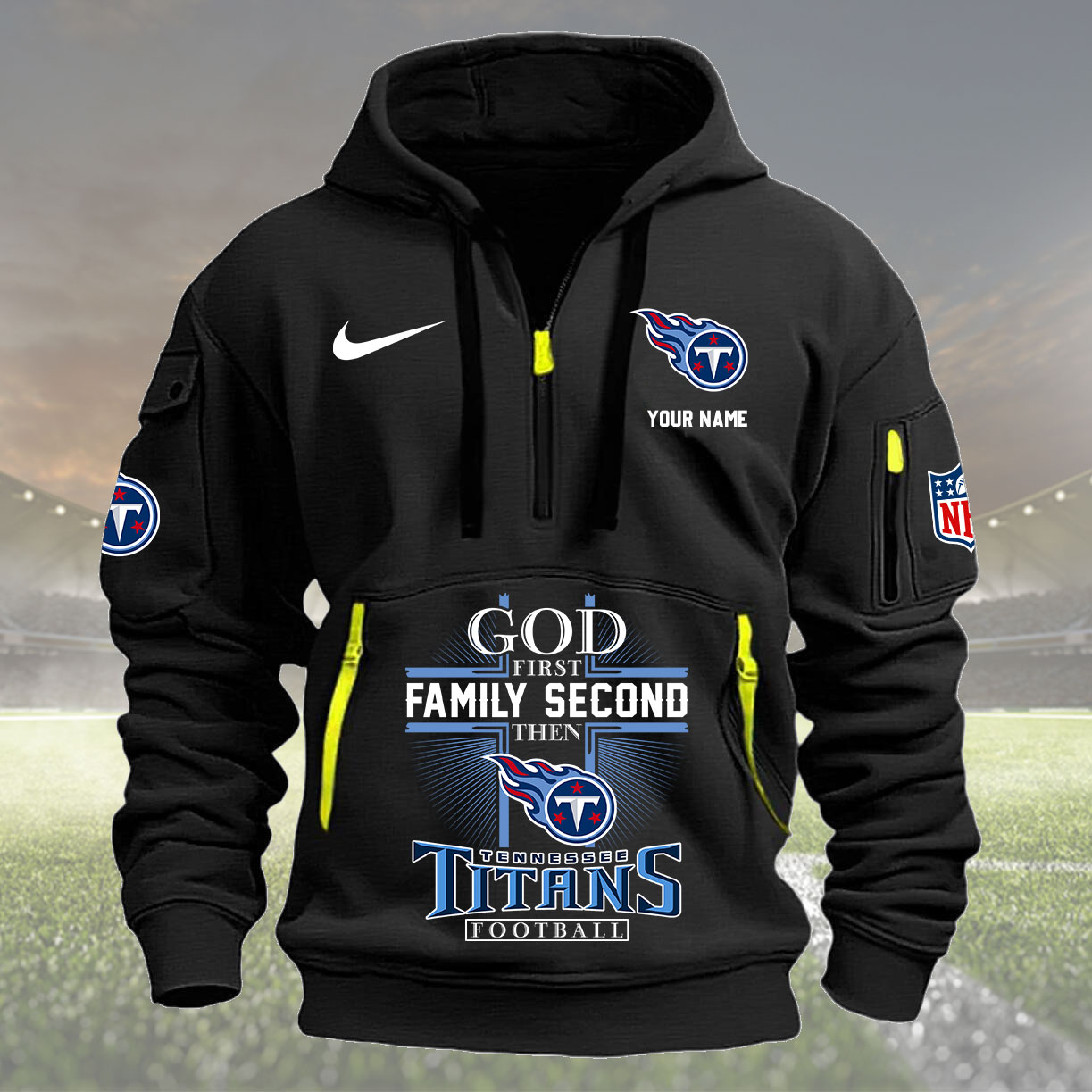 Black Hoodie 31 Tennessee Titans 1