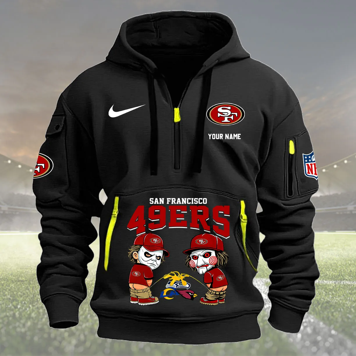 Black Hoodie San Francisco 49ers