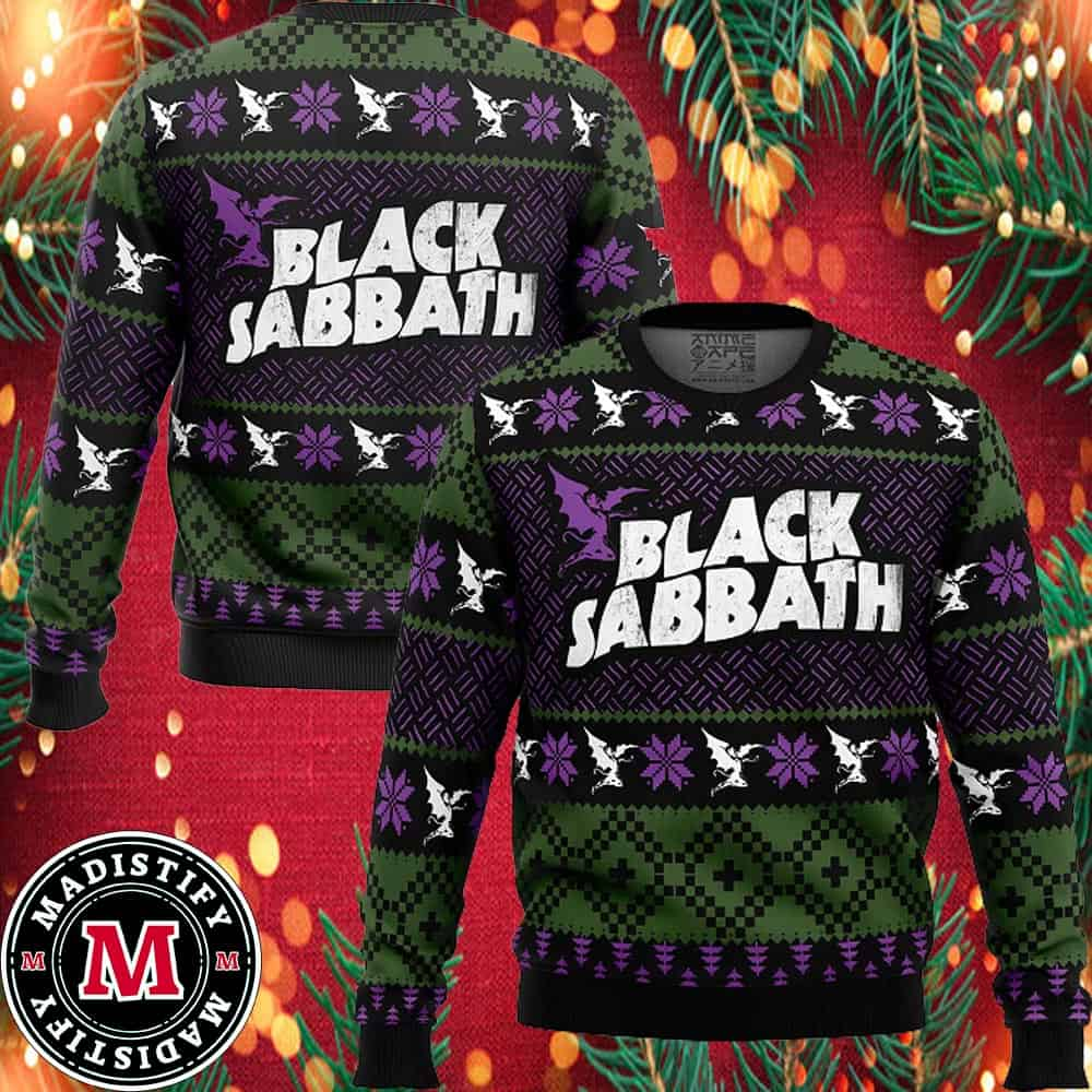 Black Sabbath Ugly Christmas Sweater 2024 Unisex Sweater Xmas vyRU9 zlosqh