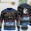 Buffalo Bills Mascot Full Print Black Ugly Christmas Sweater Buffalo Bills Christmas Sweater 1