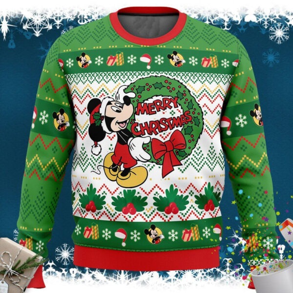 Character Cute Mickey Mouse Disney Christmas Sweater 1