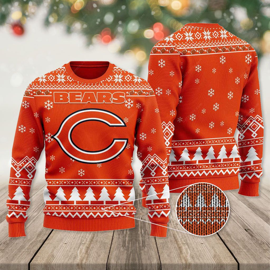 Chicago Bears Ugly Christmas Sweater NFL Chicago Bears Ugly Christmas Sweater 1