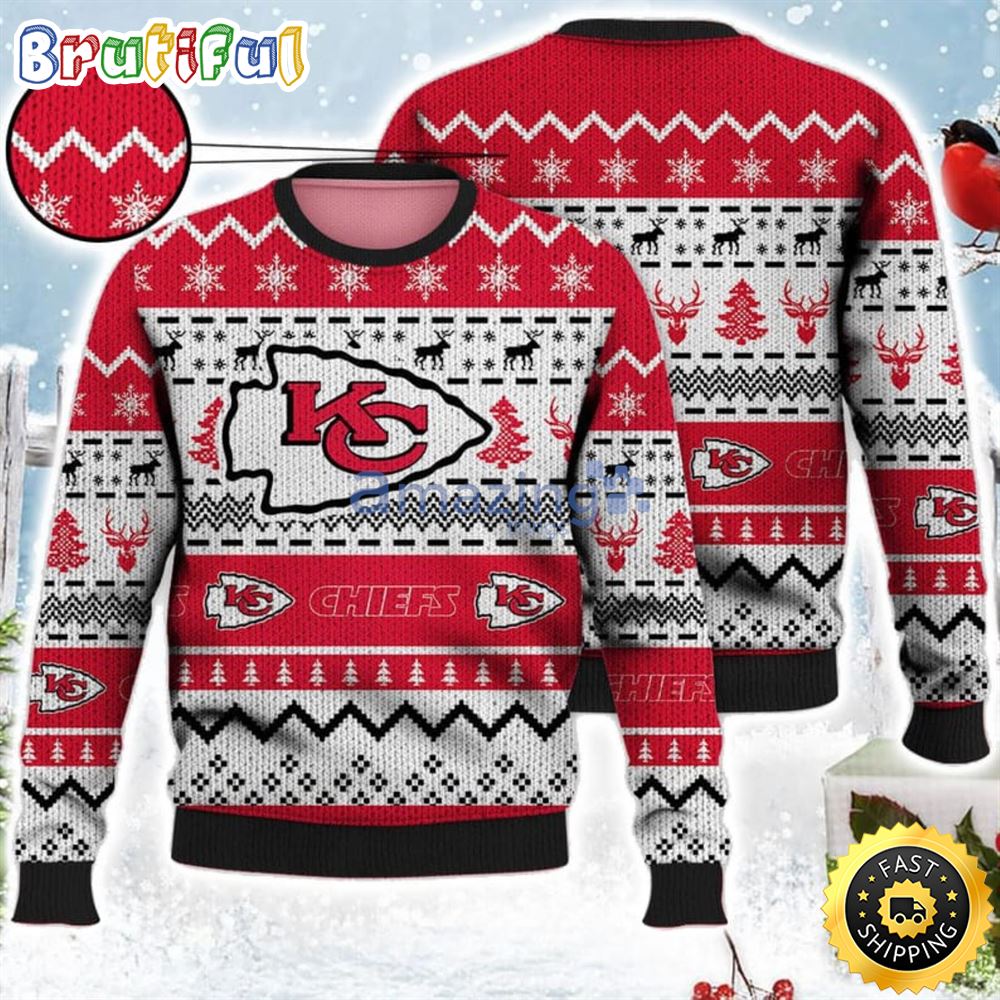 Christmas Gift Kansas City Chiefs USA Football Season Ugly Christmas Sweater uhacek