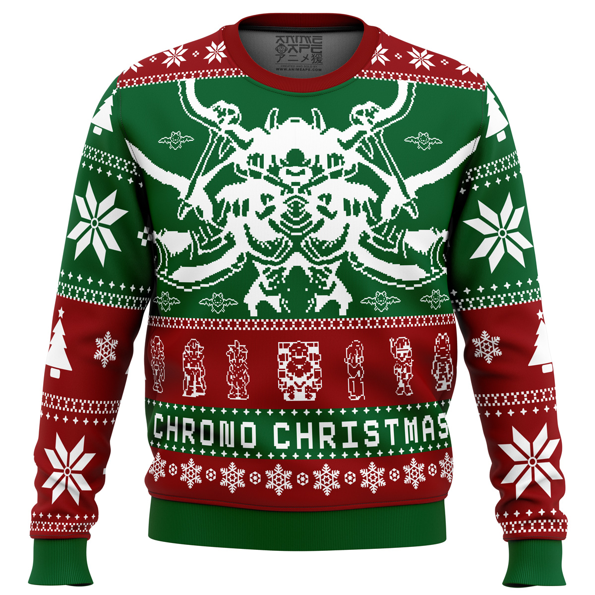 Chrono Christmas Chrono Trigger men sweatshirt FRONT mockup