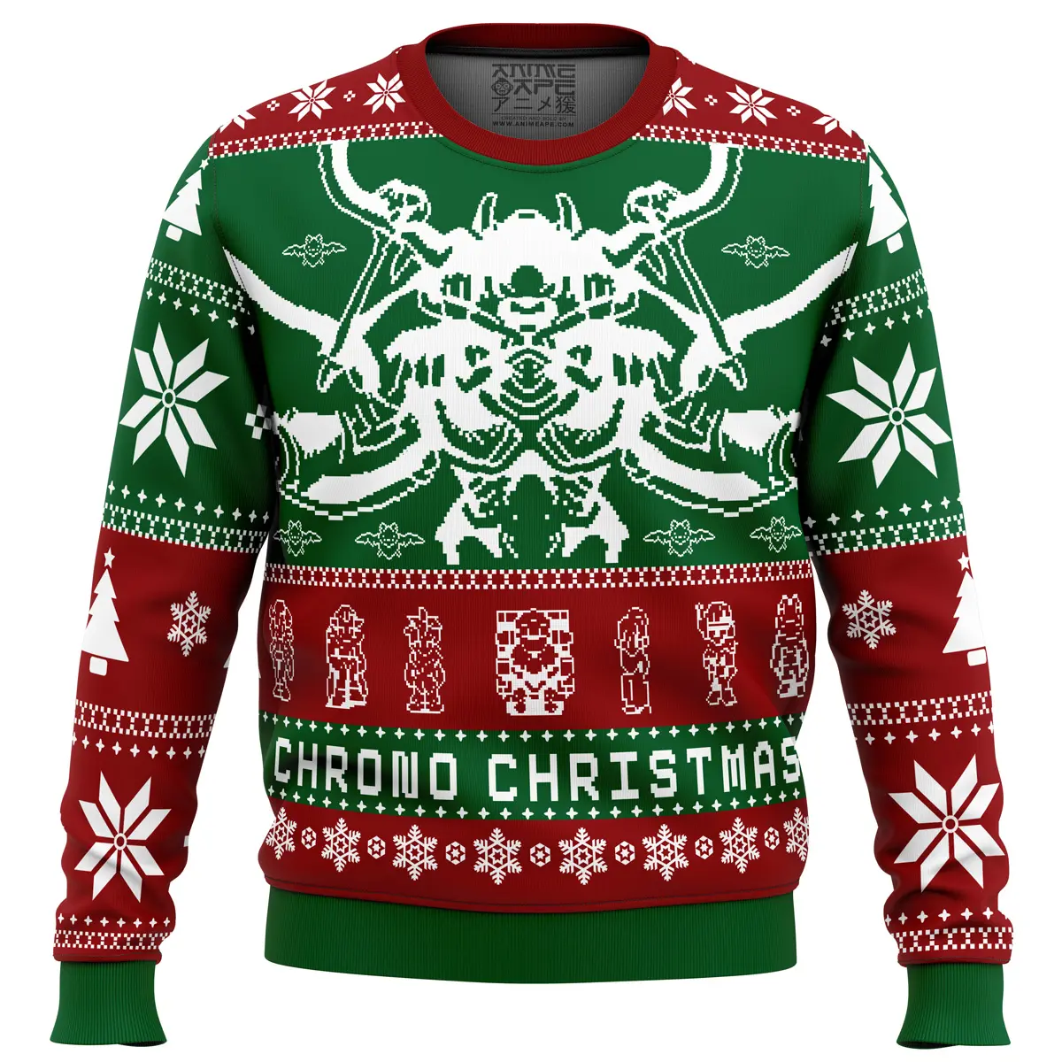 Chrono Christmas Chrono Trigger men sweatshirt FRONT mockup