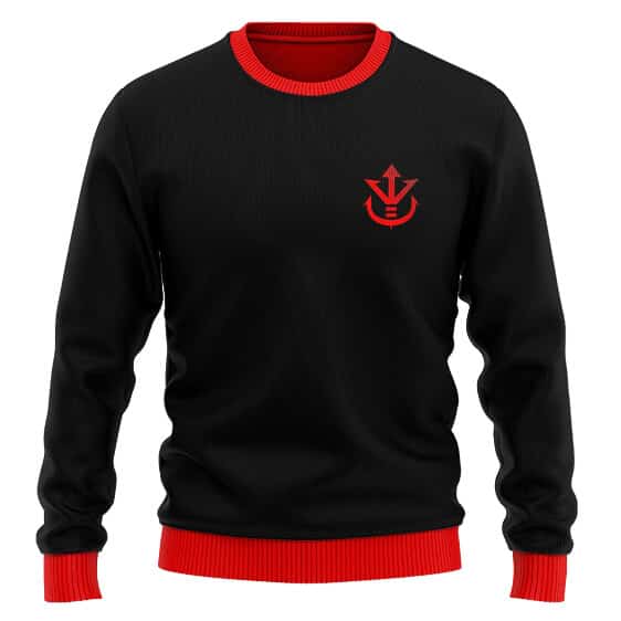 DBZ Saiyan Royal Family Crest Awesome Ugly Sweatshirt 1