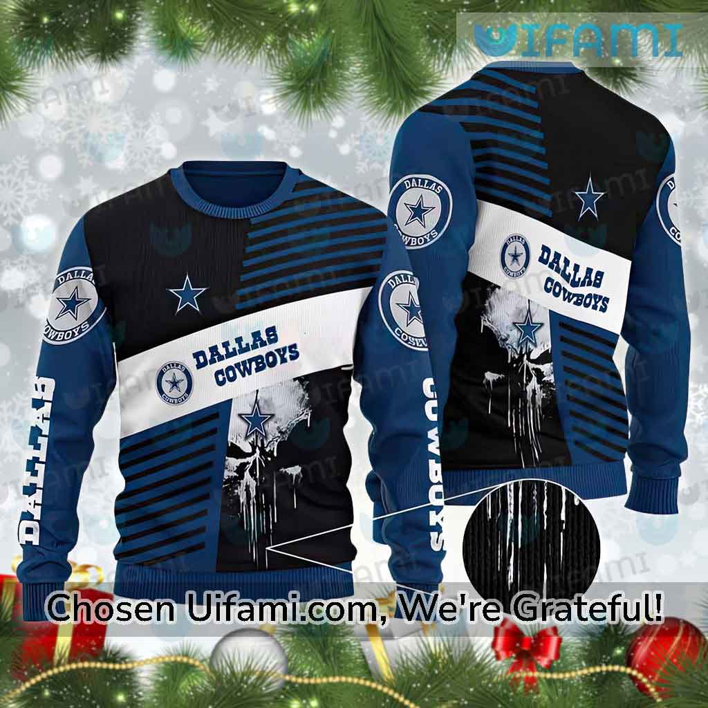 Dallas Cowboys Ugly Christmas Sweater Punisher Skull Cowboys Football Gift
