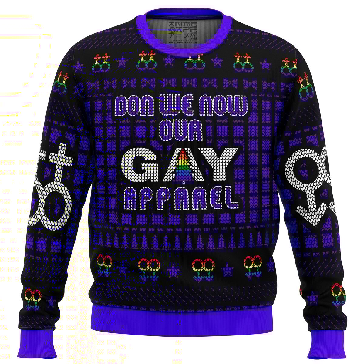 Don We Now Our Gay Apparel LGBT men sweatshirt FRONT mockup