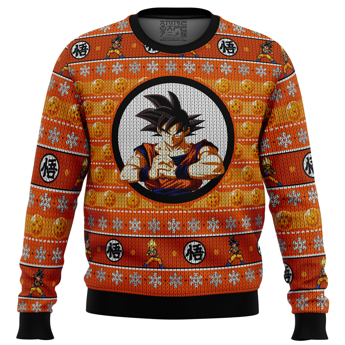 Dragonball Z Son Goku Ugly Christmas Sweater 1