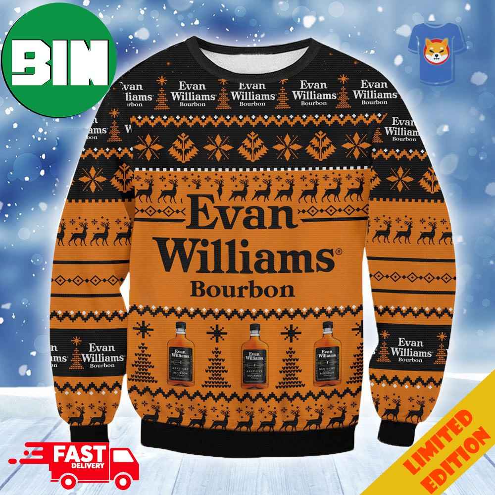 Evan Williams Ugly Christmas Sweater Holiday 2023 5 11zon For Men And Women 73083934 1