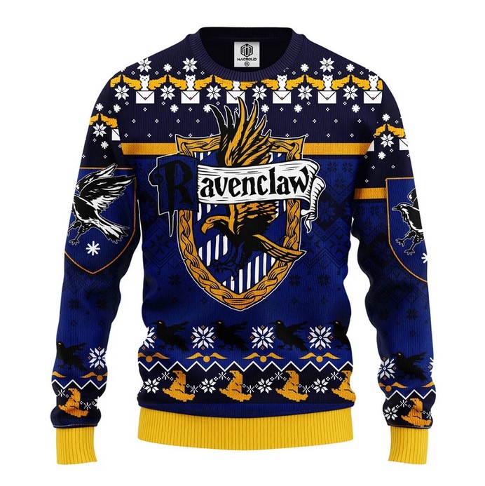 Famous Ravenclaw House Hogwarts Ugly Sweater 1