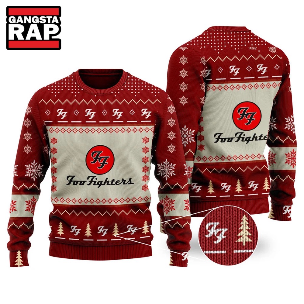 Foo Fighters Ugly Christmas Sweater