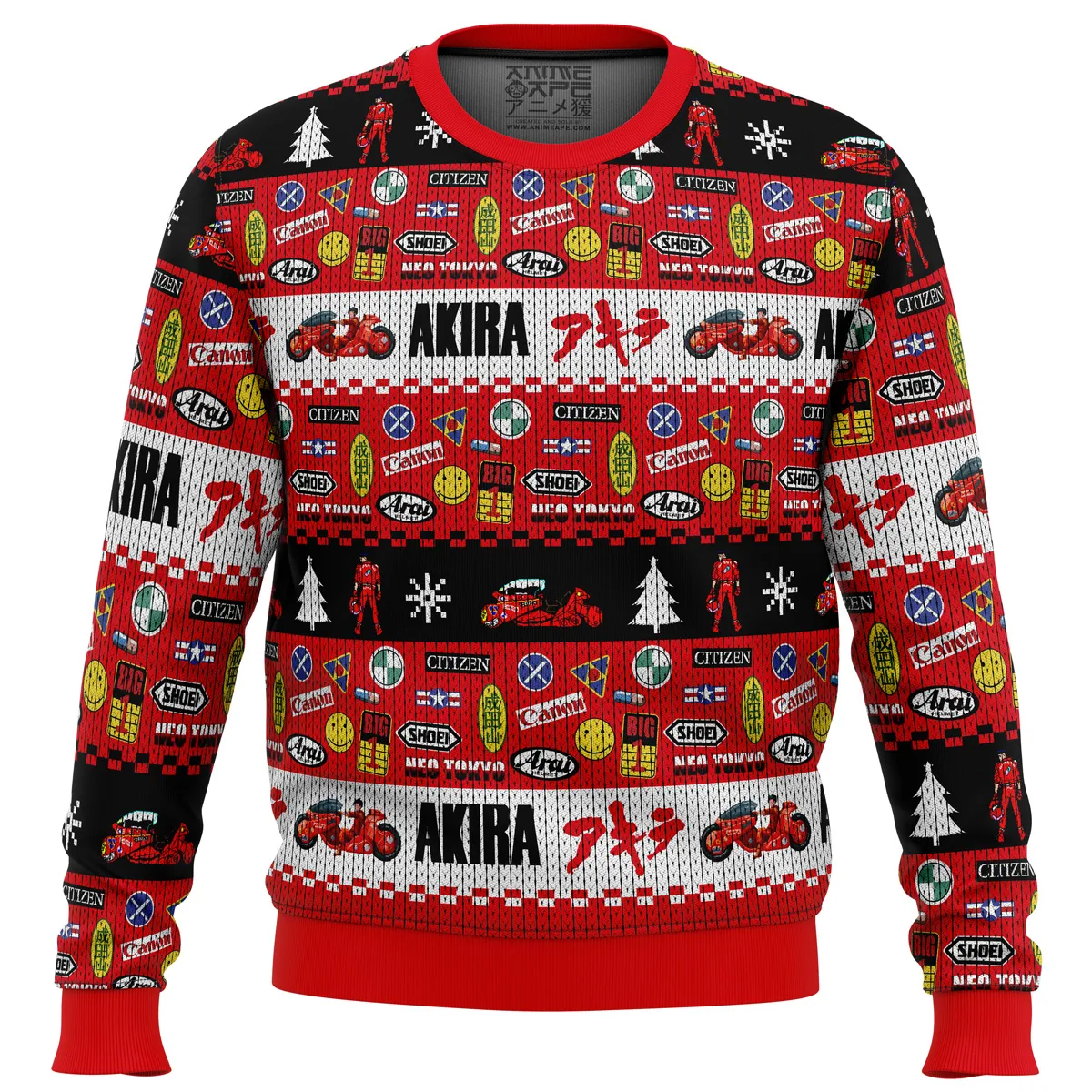 Full Decals Akira men sweatshirt FRONT mockup 1