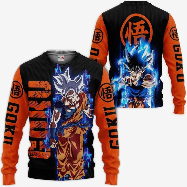 Goku Ultra Instinct Sweater Ugly Christmas Sweater Dragon Ball Z 1