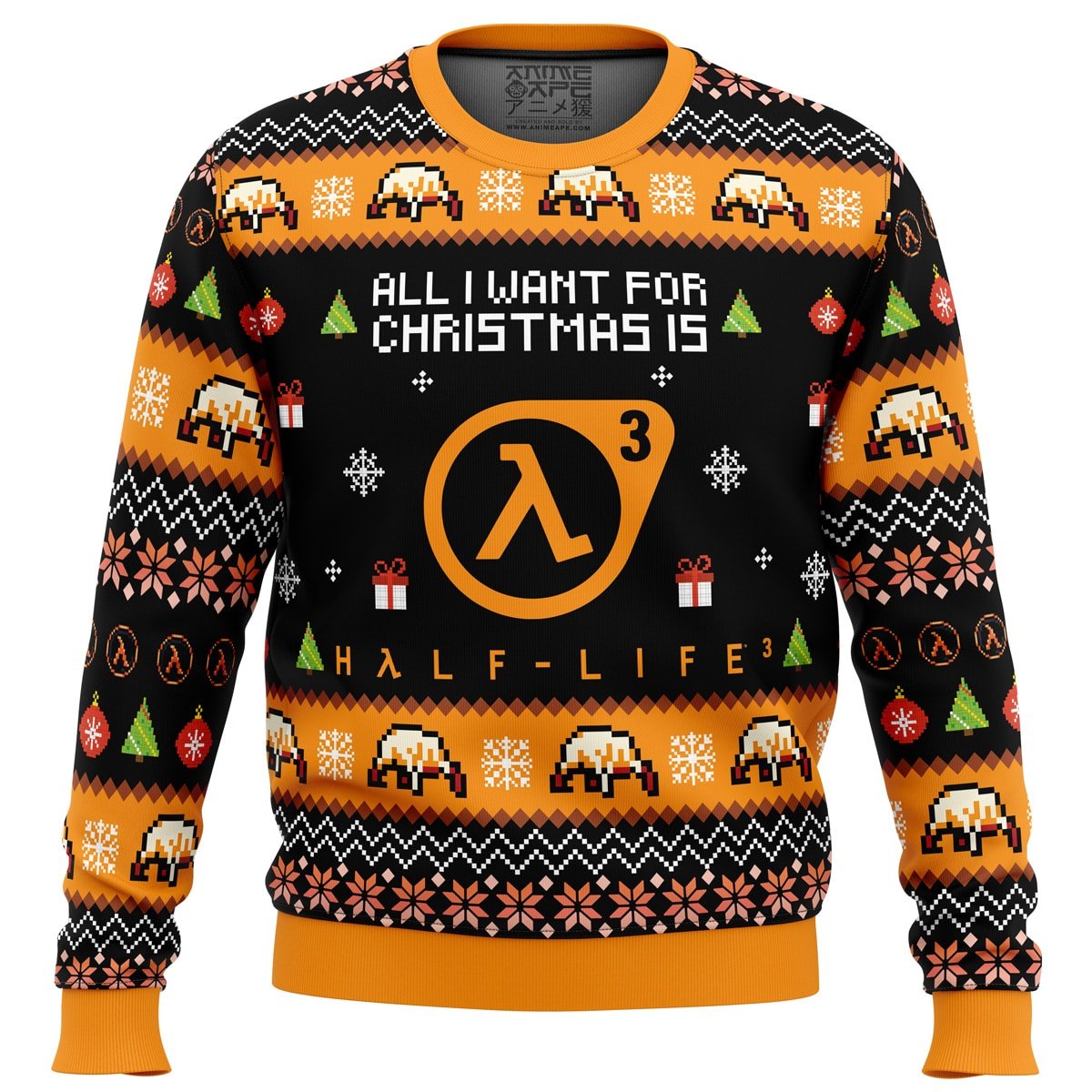 Half life Sweater front 1