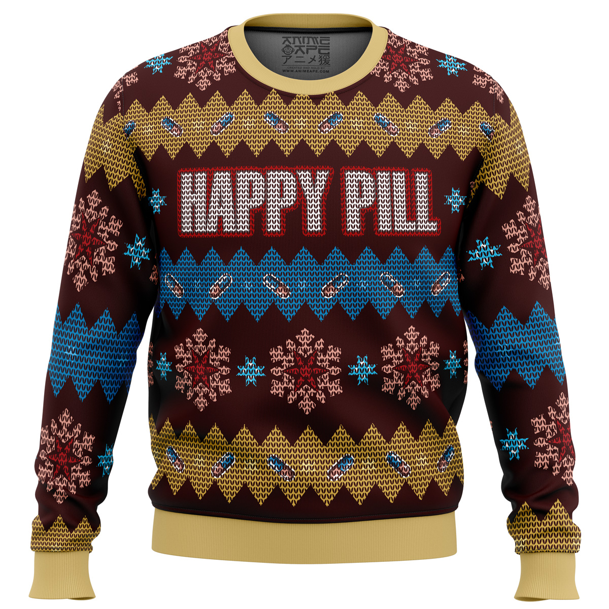 Happy Pill Akira men sweatshirt FRONT mockup