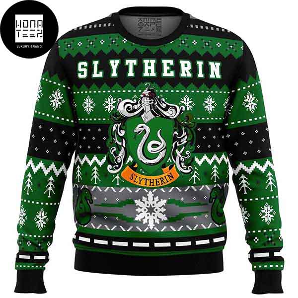 Harry Potter Slytherin House 2023 Ugly Christmas Sweater 19057812 1
