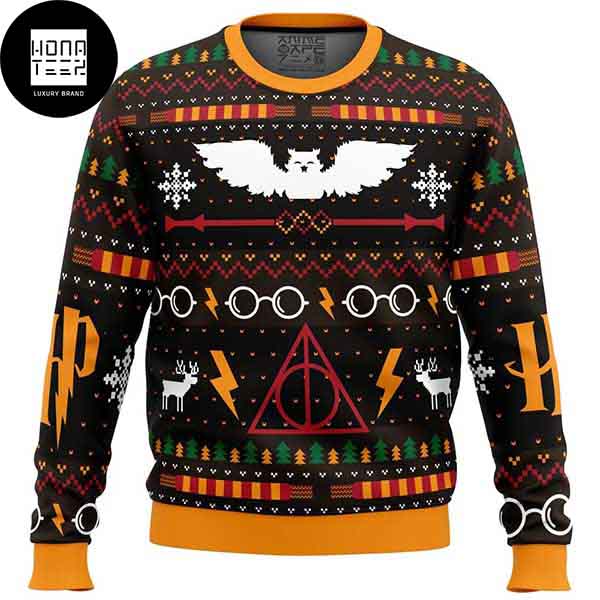 Harry Potter The Sweater That Lived Harry Potter 2023 Ugly Christmas Sweater 33902386 1